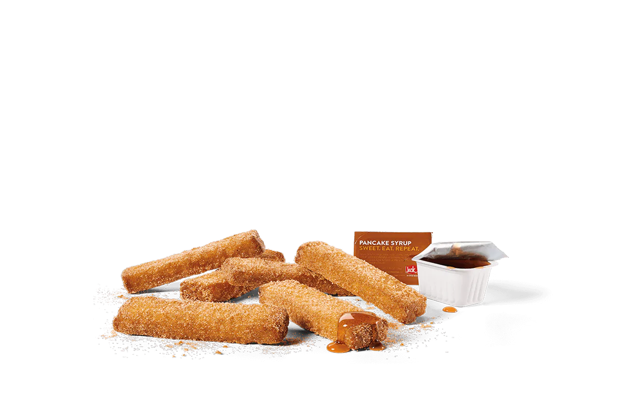 6PC CINNAMON SUGAR CHURRO FLAVOR FRENCH TOAST STICKS