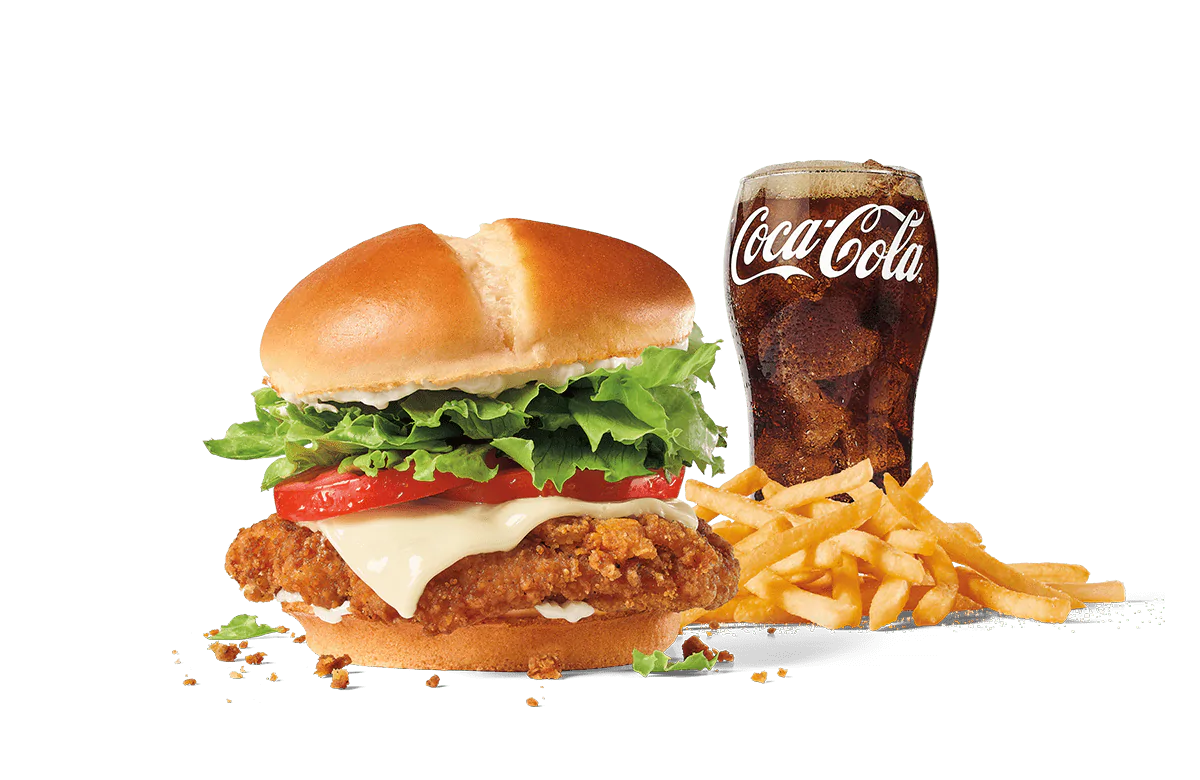 JACK'S SPICY CHICKEN® W CHEESE COMBO