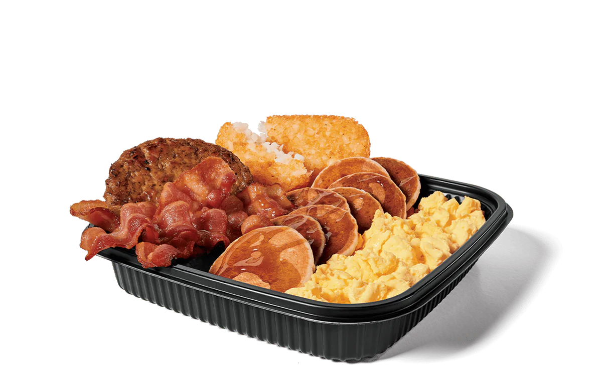 JUMBO BREAKFAST PLATTER BACON & SAUSAGE