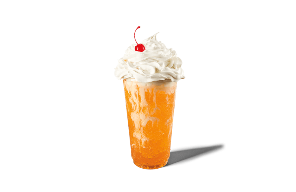 ORANGE SWIRL TWISTED SODA