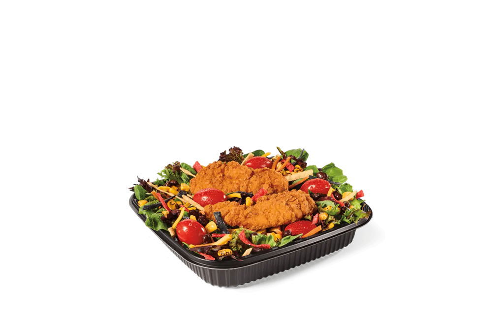 SOUTHWEST SALAD W CRISPY CHICKEN