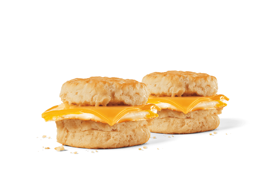 2 FOR $4.50 EGG & CHEESE BISCUITS