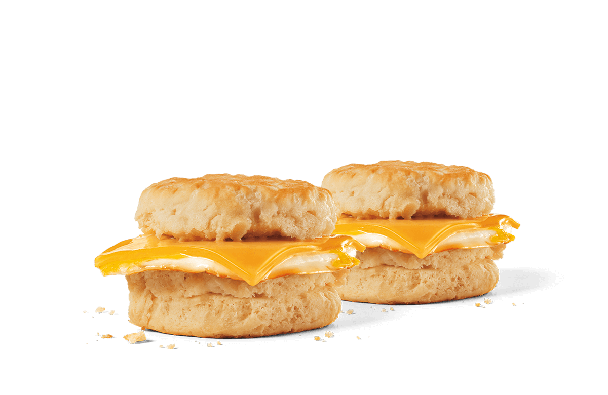 2 FOR $4.50 EGG & CHEESE BISCUITS