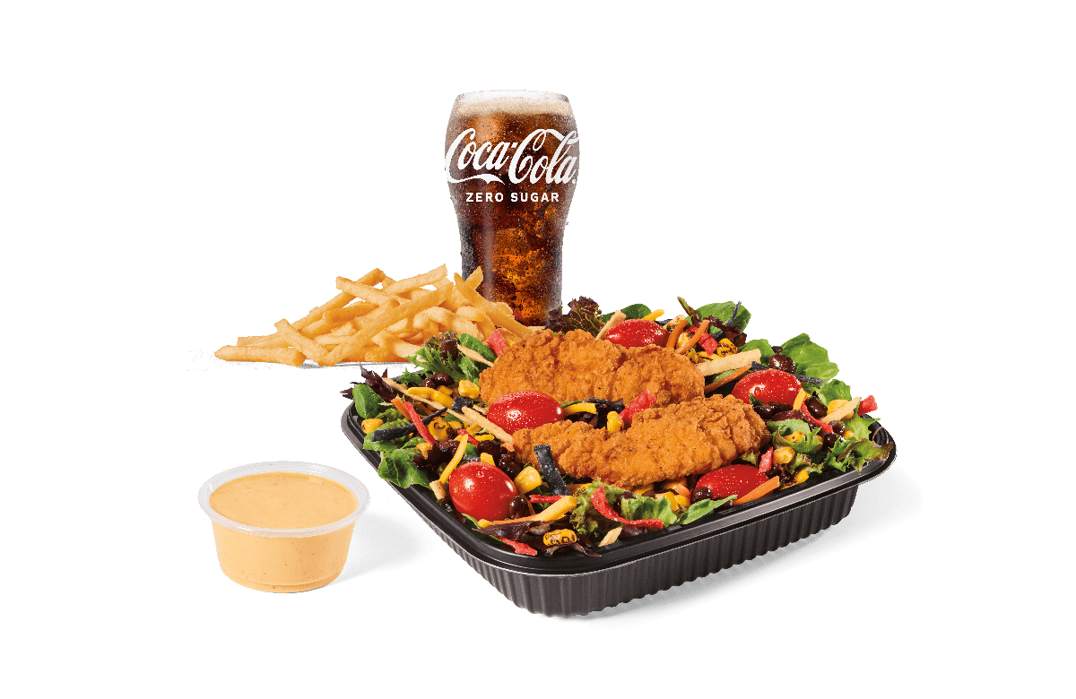 Southwest Salad w/ Crispy Chicken Combo