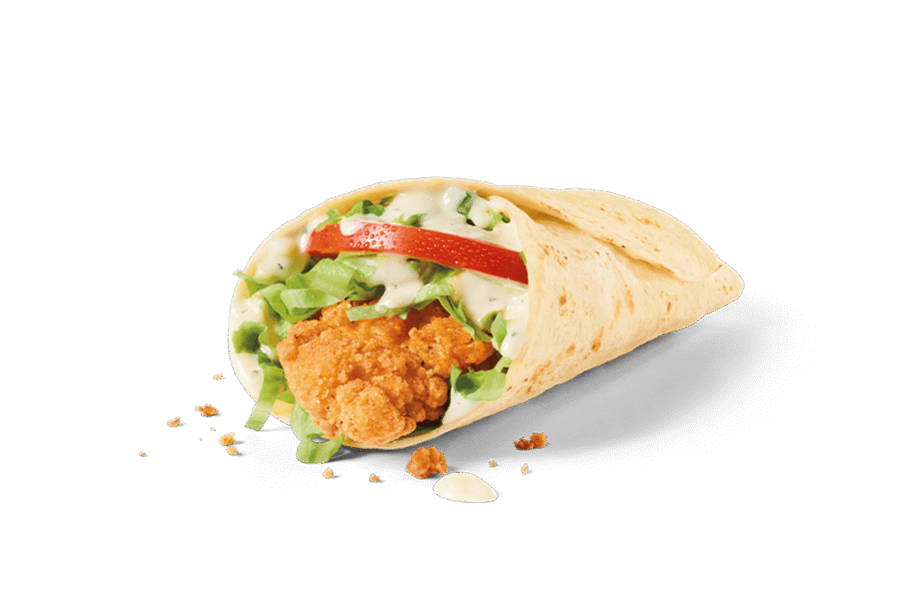 Crispy Chicken Caesar Jack Wrap