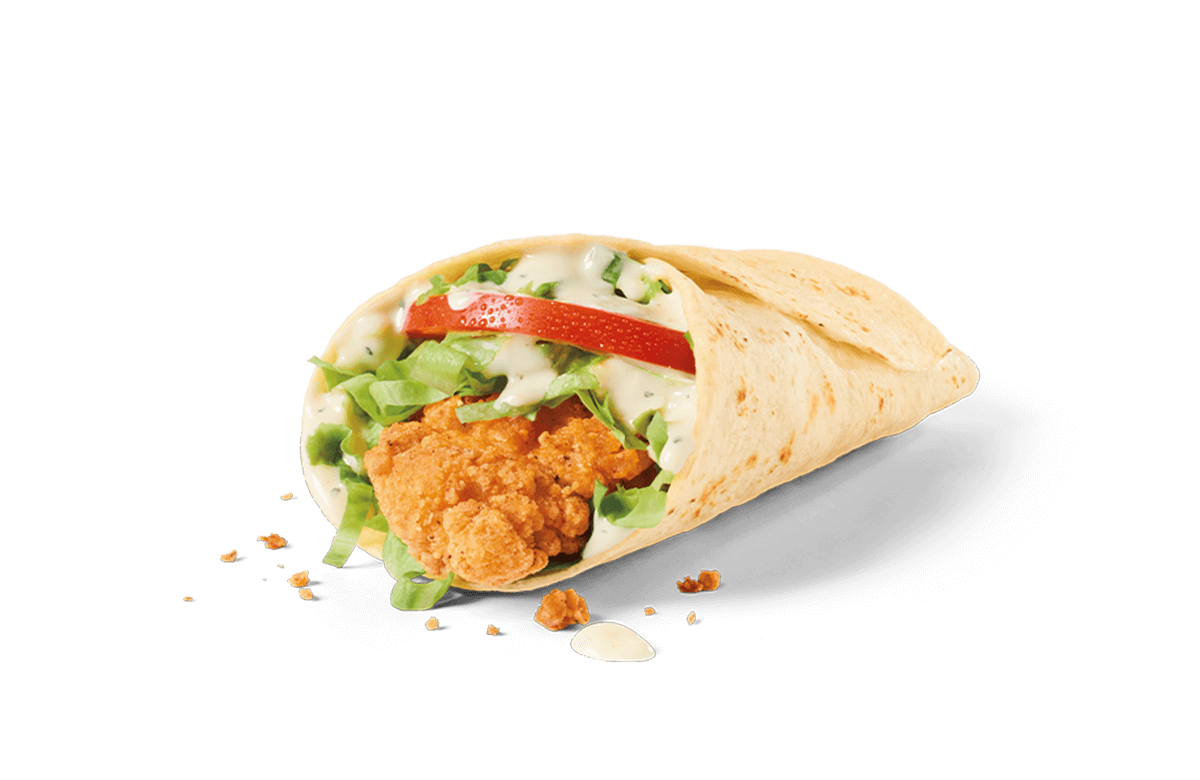 Crispy Chicken Caesar Jack Wrap